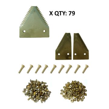 Gleaner Late Series, 3-in cut, Large 7/in plated, 20' Section Refill Kit 