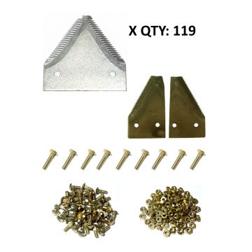 Gleaner Late Series, 3-in cut, Fine 14/in plated, 30' Section Refill Kit