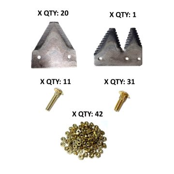 John Deere Pitman and Triumph 5' XHUS Bolted Section Refill Kit