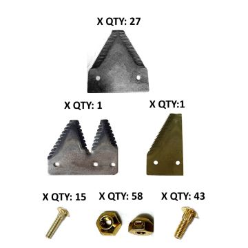 John Deere 350, 450 underserrated 7' Section Refill Kit
