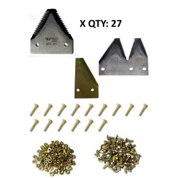 John Deere 350, 450 large serrated 7' Section Refill Kit