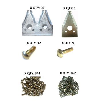 John Deere 600 large serration plated 30' Section Refill Kit