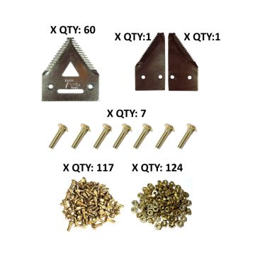 John Deere 200 and 900 large serration plated 15' Section Refill Kit