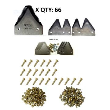 JD 4890 Mower Conditioner 18' large serration Section Refill Kit