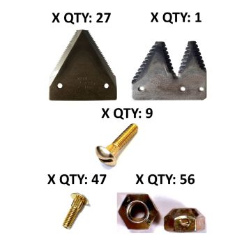 C-IH and New Idea Balanced Head mowers XHUS Bolted 7' Section Refill Kit