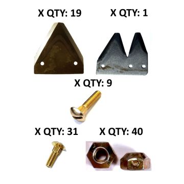 C-IH pitman and Kosch pitman mowers 5' smooth Section Refill Kit