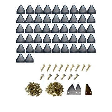 Case-IH 4000, 5000 w/dbl Auger top-serrated 12' Section Refill Kit