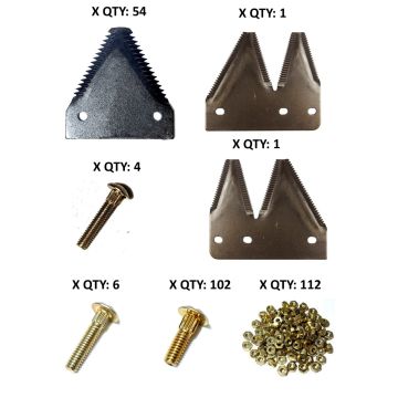 Hesston 8200 Model, C-IH 8340 Model top serrated large 14' Section Refill Kit