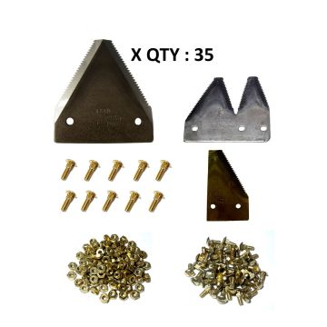 C-IH 990 under-serrated bolted 9' Section Refill Kit