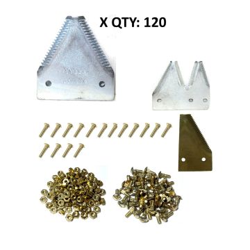  C-IH 1010 and 1020 top serrated plated 30' Section Refill Kit