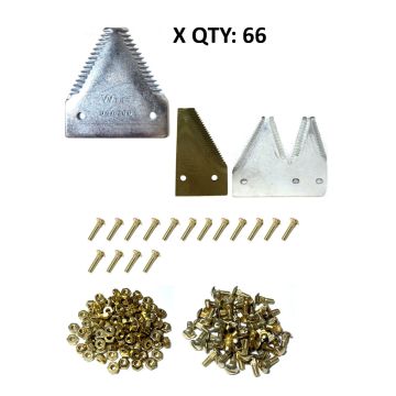 C-IH 1010 and 1020 large serration plated 16.5' Section Refill Kit