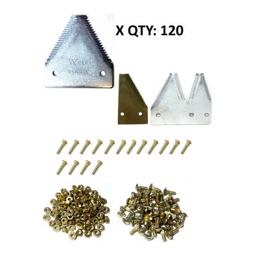 C-IH 1010 and 1020 big-tooth plated 30' Section Refill Kit