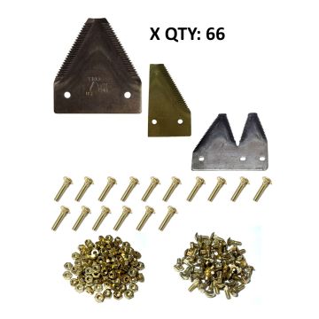 C-IH 1010 and 1020 top serrated 16.5' Section Refill Kit