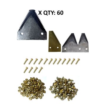 C-IH 1010 and 1020 large serration 15' Section Refill Kit