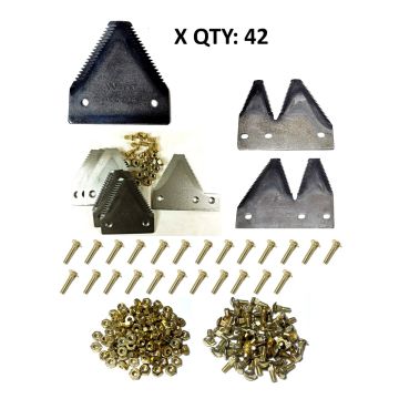 New Holland 499 big tooth 10/in serration 12' Section Refill Kit