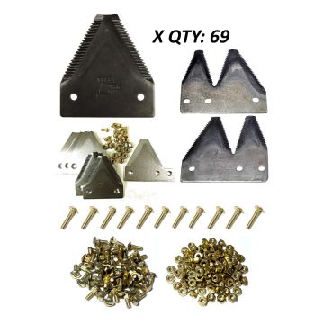 NH 2200, 2300 HS Series  18' top serrated Section Refill Kit