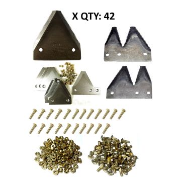 NH 2200, 2300 HS Series CIH DBL drive HDX 12, 14, 16, 18,  12' under serrated Section Refill Kit