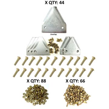 NH 1100 Mower Conditioner 12'  big-tooth plated Section Refill Kit