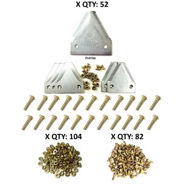 NH 1100 Mower Conditioner 14'  big-tooth plated Section Refill Kit