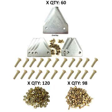 NH 1100 Mower Conditioner  16' big-tooth plated Section Refill Kit