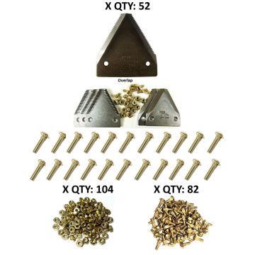 NH 1100 Mower Conditioner  14' under serrated Section Refill Kit