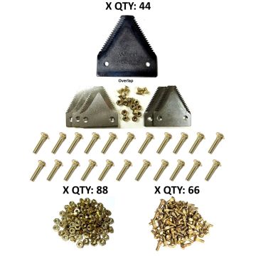 NH 1100 Mower Conditioner 12'  big-tooth Section Refill Kit