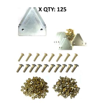 New Holland 74C and 2020 fine 14/in serration plated 30' DBL Section Refill Kit