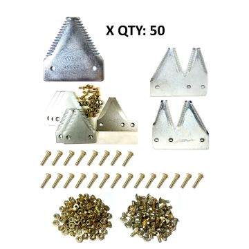 NH 2200, 2300 Mower Conditioner  14' large serration plated Section Refill Kit