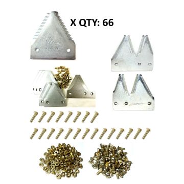 NH 2200, 2300 Mower Conditioner 18' big tooth plated Section Refill Kit