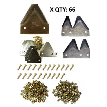   NH 2200, 2300 HS Series CIH DBL drive HDX 12, 14, 16, 18,   18' big-tooth Section Refill Kit