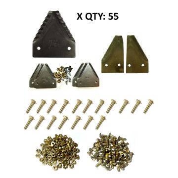 14' MacDon 9000 Series w/910, 920, 922, 930 Auger Head Double Drive Section Refill Kit - Fine 14/in