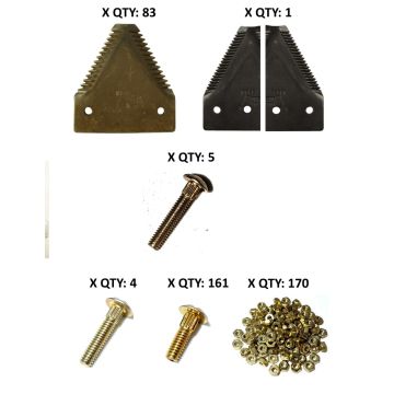 21' MacDon 973 & 974 Multi Crop Harvest Header Single Drive Section Refill Kit - Large 7/in