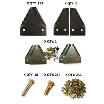 30' Case-IH 2042, 2052, 2062 Double Section Refill Kit - Fine 14/in 