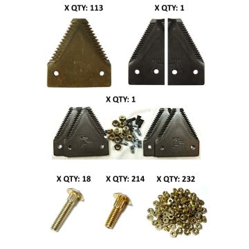 30' Case-IH 2042, 2052, 2062 Double Section Refill Kit - Large 7/in  