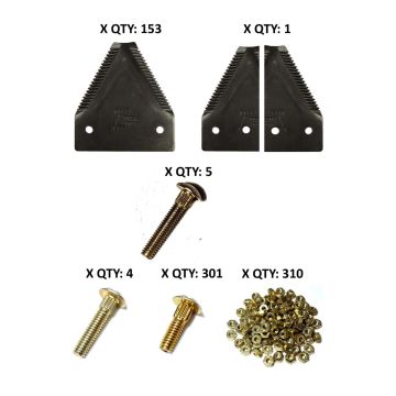 39' MacDon 973 & 974 Multi Crop Harvest Header Single Drive Section Refill Kit - Fine 14/in