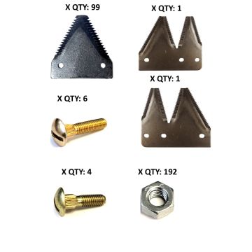 Hesston 5200, Large Serration 25' Section Refill Kit