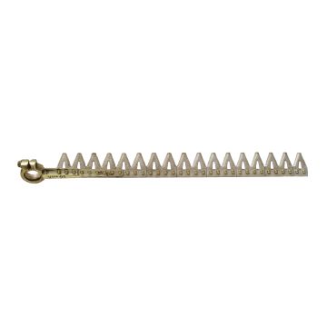 JD 600 15' fine serrated plated bolted w/ head one piece (call to order)