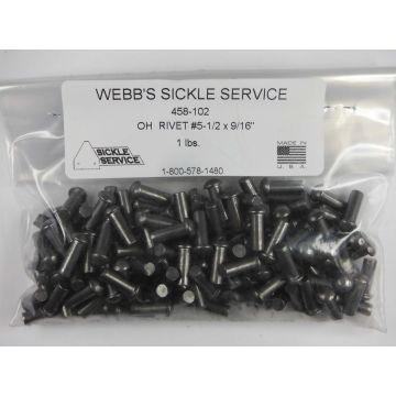 OH Rivet #5-1/2 x 9/16-inch, 1 lb, (132 pcs)