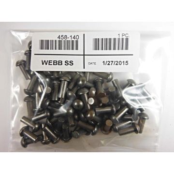 OH Rivet 1/4-inch x 5/8-inch, 1 lb, (71 pcs)
