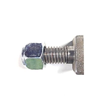 Outer Shoe Sole Adjustment Bolt 1/2 inch x 1 1/4 inch Flat head with nut