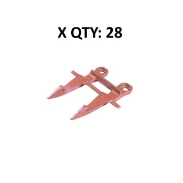 Hesston 200, 500; 600; 14' G-260 guard (bottom) kit