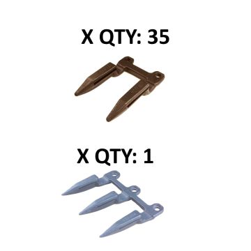 John Deere 200 and 900 Series Platform; 18' G-240 guard kit