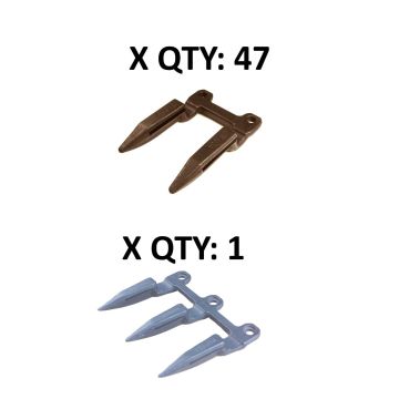 John Deere 200 and 900 Series Platform; 24' G-240 guard kit