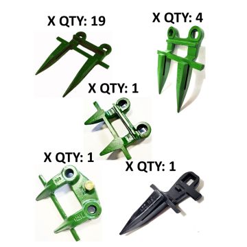 John Deere 1525, 1600, 3830, 300-300A; 12' G-223DH guard kit