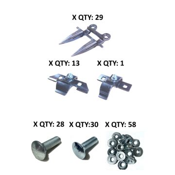 Gehl/OMC 2270, 235-285 Auger Complete Cutterbar Rebuild Kit 14'