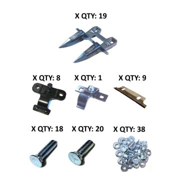 John Deere 1209-Early/Late, 800, 830, 880, 2250, 2270 Complete Cutterbar Rebuild Kit 9'