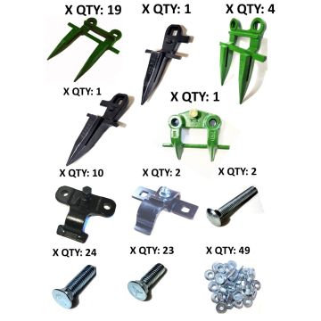 John Deere 1525, 1600, 3830, #300-300A Complete Cutterbar Rebuild Kit 12'