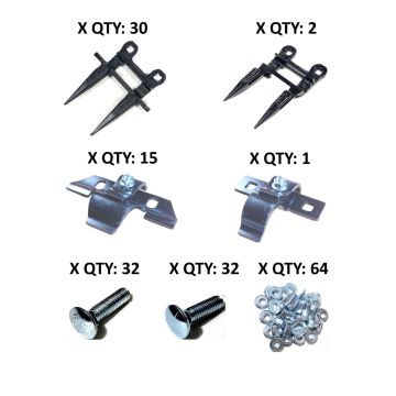 New Holland Combine 971 Rigid, 72C Early, 973 Flex, 73C Single Drive Complete Cutterbar Rebuild Kit 16'