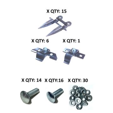 Gehl/OMC 2270, 235-285 Auger Complete Cutterbar Rebuild Kit 7'