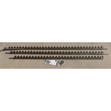 C-IH 1010 1020 25' coarse big tooth 10/in bolted UPS splice, OEM# 371621A3 w/ head